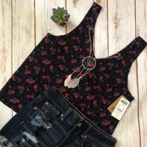 Vans floral tank top